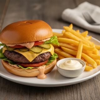 Combo Chessburger + Patatas + Bebida