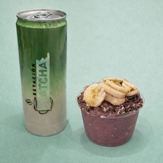 Matcha latte 355 ml + açaí