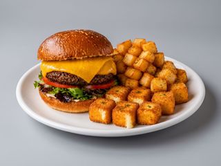 Cheeseburger & Crispy Brie Combo