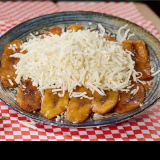 Ración De Tajadas Con Queso Blanco (Plátano Maduro)