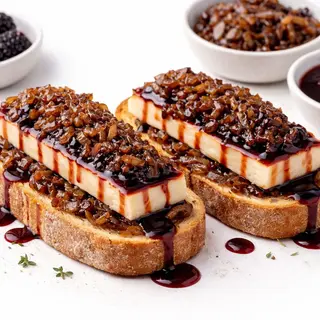 Tostas de Queso Asado