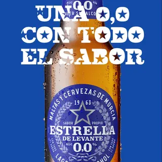 Beer ESTRELLA LEVANTE 0,0% 25cl