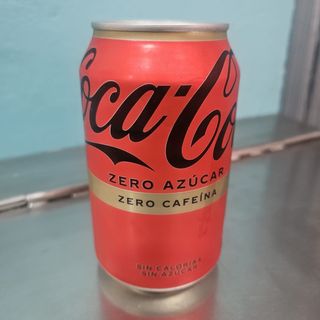 Lata coca-cola zero zero