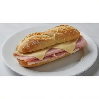 Bocadillo De Jamón Y Queso