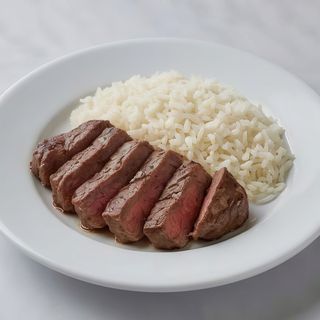 Plato De Ternera Y Arroz