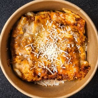 Lasagna capas del Pecado