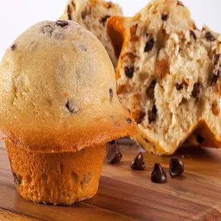 Muffin con Pepitas de Chocolate