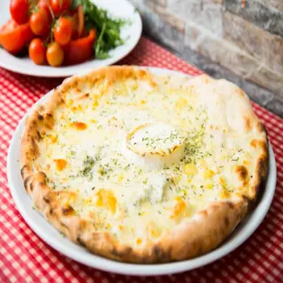 Pizza Kebap de pollo y queso de cabrá