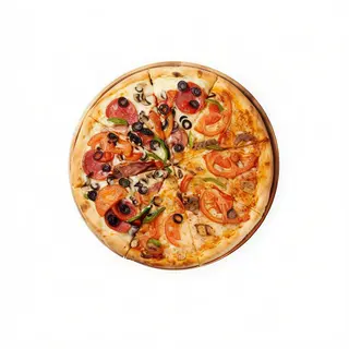 Pizza Mitad y Mitad, Mediana