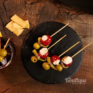 Gilda pimiento baby y queso (6 Unidades)