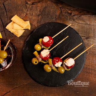 Gilda pimiento baby y queso (6 Unidades)