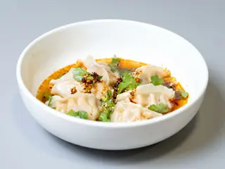 Gyoza a vapor picante