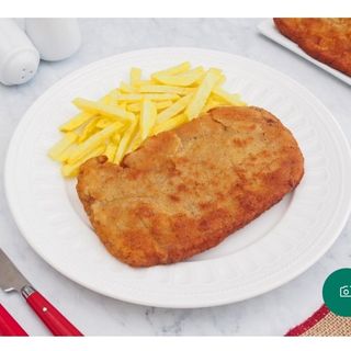 Plato de filete empanado