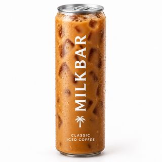 Classic iced coffee with milk