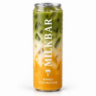 Mango iced matcha