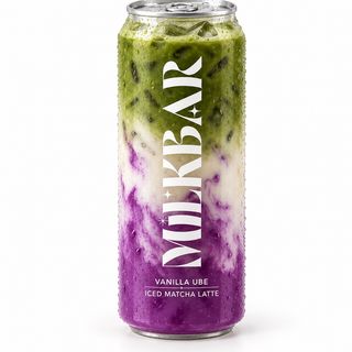 Iced ube vannilla matcha