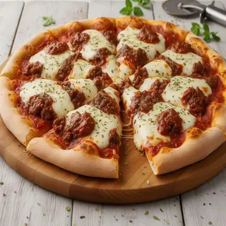 Pizza boloñesa