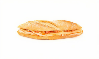 Bocadillo De Pollo Relleno Y Queso