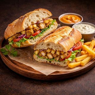 Bocadillo Marroquí de Pollo