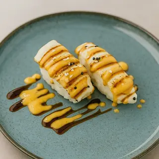Nigiri Pez mantequila flameado