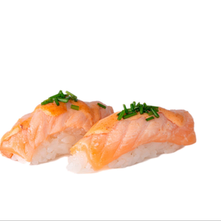 Nigiri Salmon Flameado