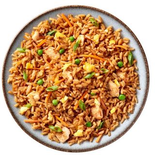 Arroz frito con pollo