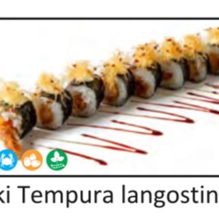 19.Maki Tempura langostino (8 pzs)