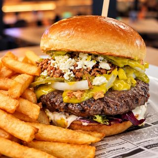 Hamburguesa Griego