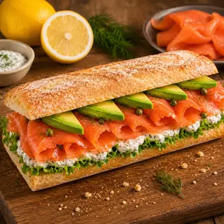 BOCADILLO DE SALMON