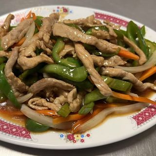 Cerdo con verduras