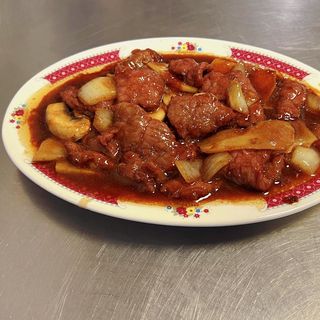 Ternera con salsa de ostras