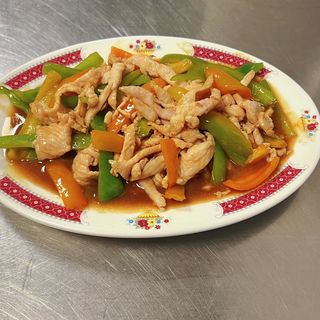 Cerdo con guindillas