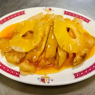 Pollo con piña