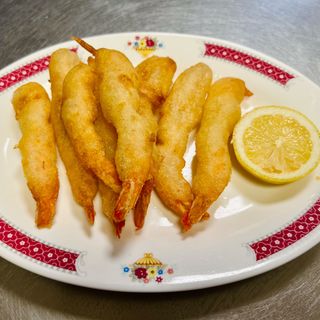 Langostinos fritos