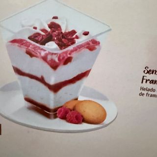 Sensación cheesecake de frambuesa