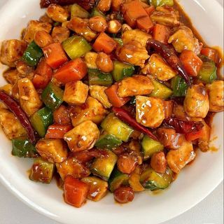 72 Pollo estilo gom-bao