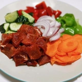 39 Ternera con salsa curry