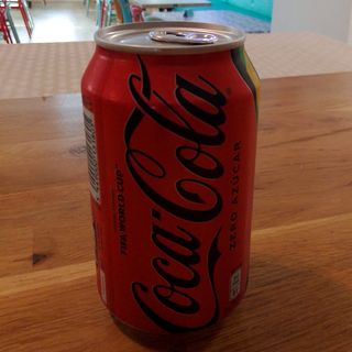Lata coca.cola zero