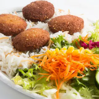 Plato falafel