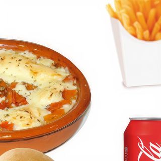 Kapsalon gratinado pequeño