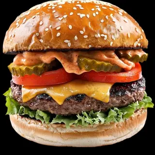 Hamburgersa pollo.o ternera