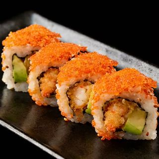 Uramaki De Tempura Con Masago (8 Uds.)