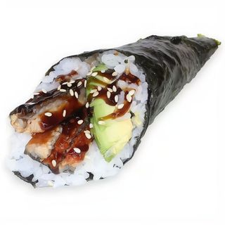 temaki de anguila