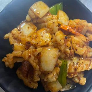 Calamares con salsa picante