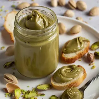 Focaccia con Nutella di Pistacchio