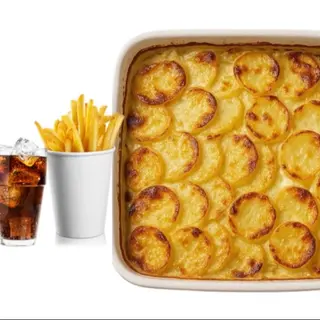 Menu Patatas Gratinadas