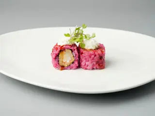 164 Uramaki Rosa Ebi Tempura con Queso 8UDS