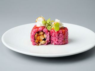 160 Uramaki Rosa Pollo Frito con Queso 8UDS