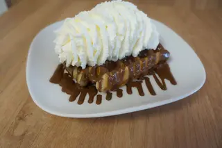 Crepe De Nutella Con Nata