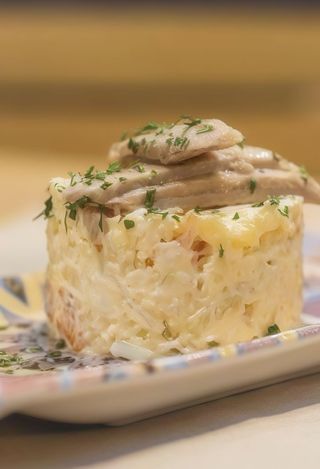Tapa De Ensaladilla Con Bonito